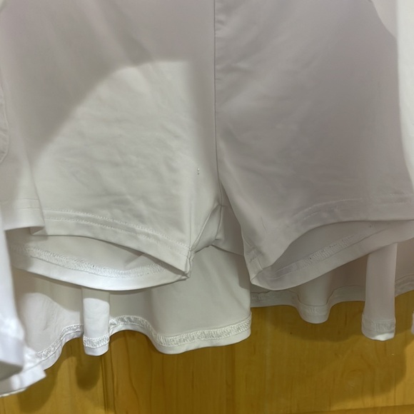 Ekouaer athletic white shirt attach trunks size S - Picture 10 of 12